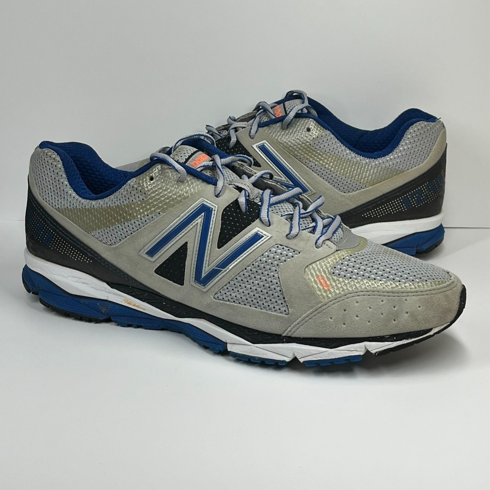 New Balance 1290 RevLite Running Shoes Mens 13 Gray Blue M1290NV Comfort Cushion